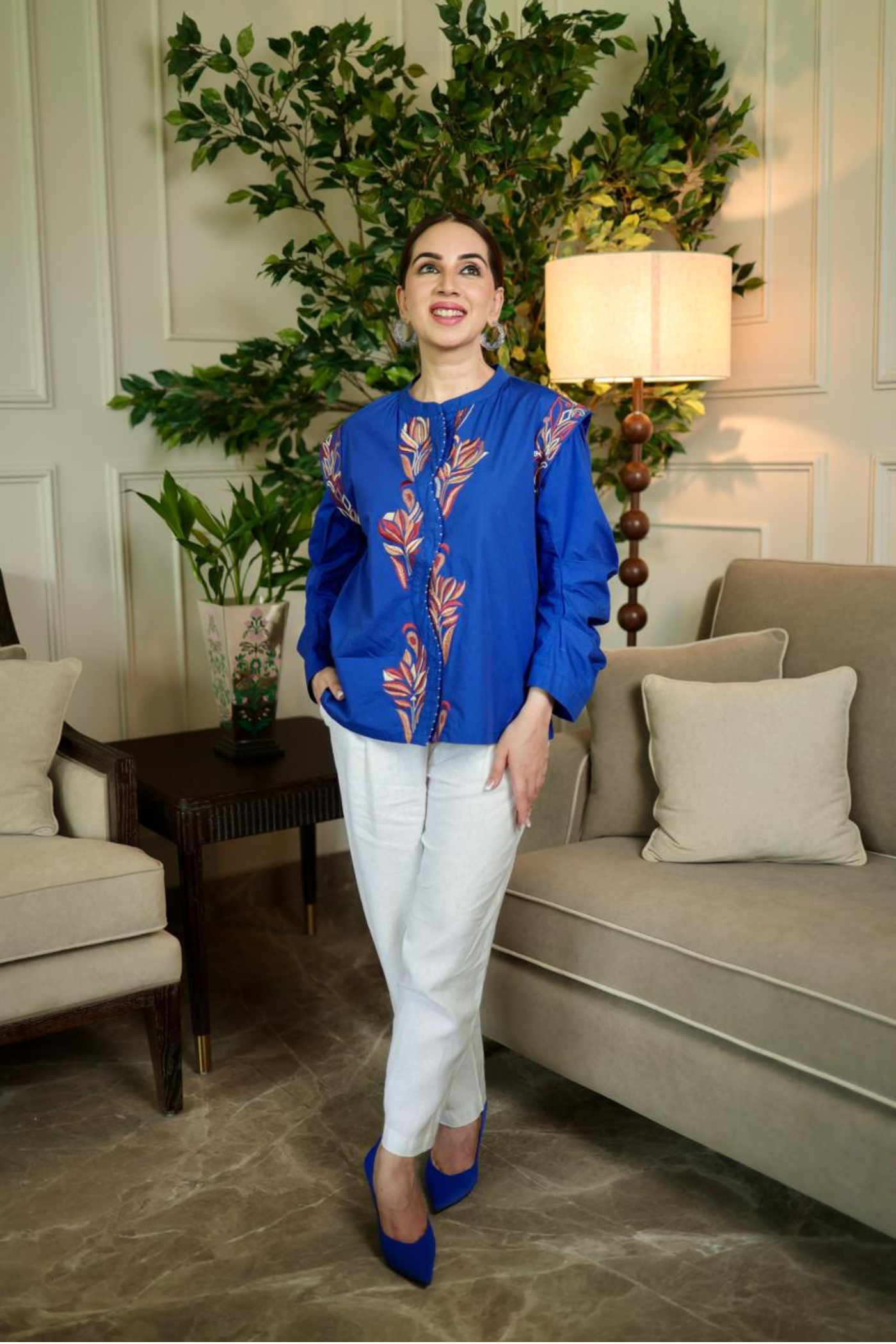 MEGHA CHOPRA - LEHR CURVY SHIRT