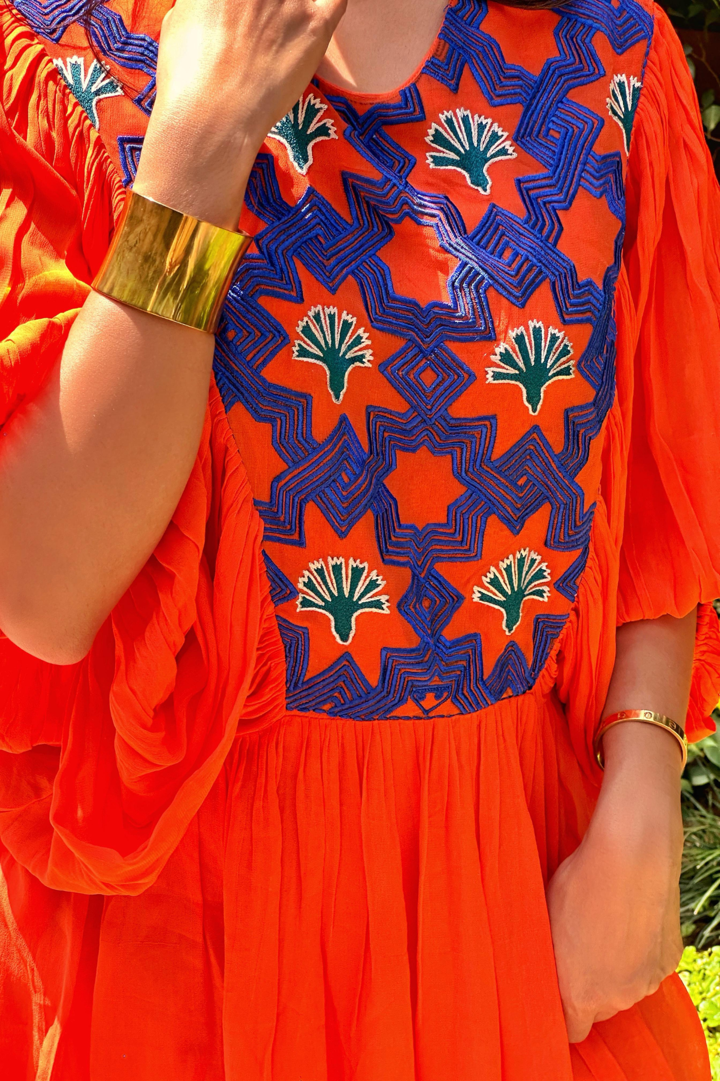 UPASANA GHAI - LEHR GATHERED DRESS
