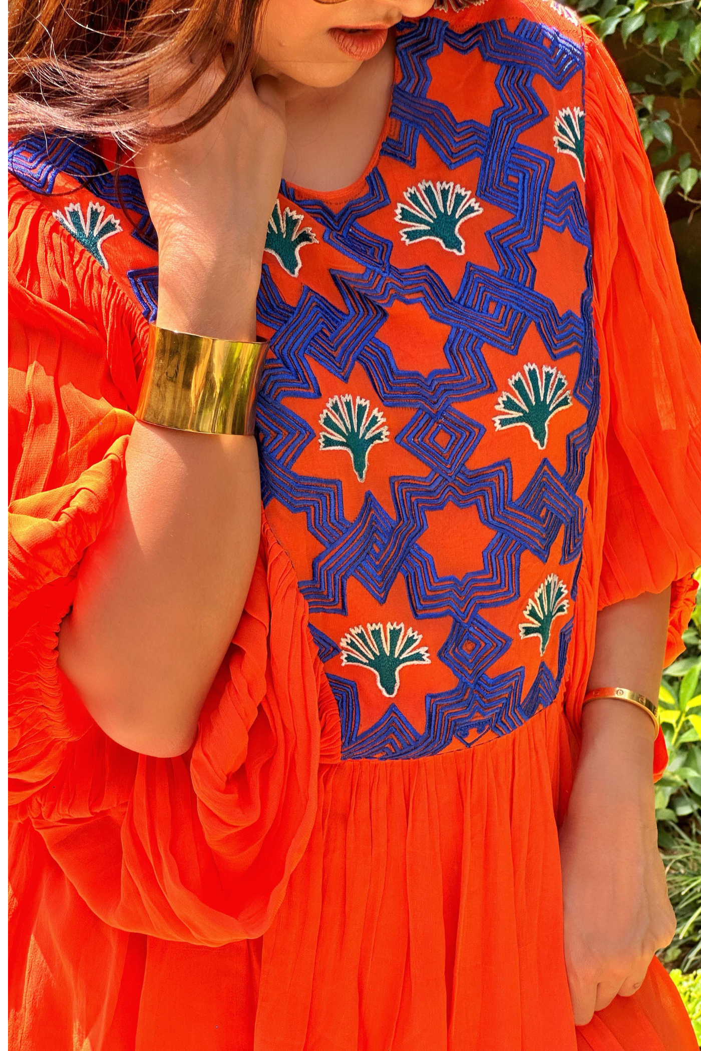 UPASANA GHAI - LEHR GATHERED DRESS
