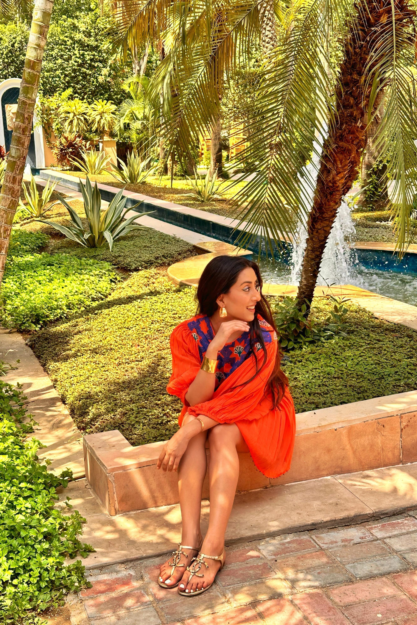 UPASANA GHAI - LEHR GATHERED DRESS
