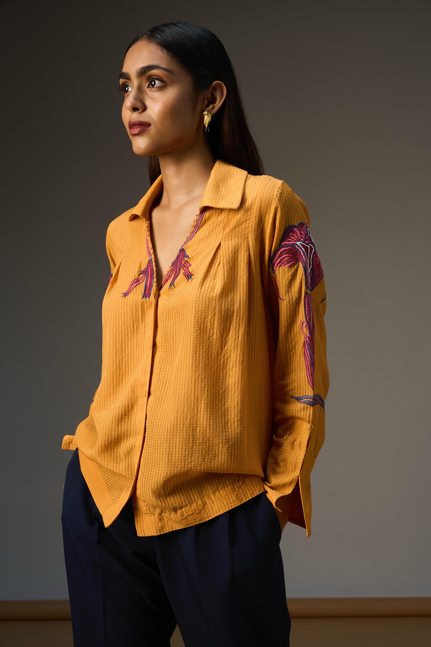 LEHR PLEATED SHIRT