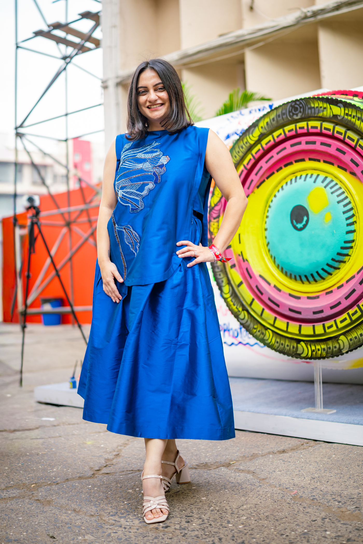 KOPAL KHANNA - AIRA STRUCTURED TOP WITH SKIRT CO-ORD