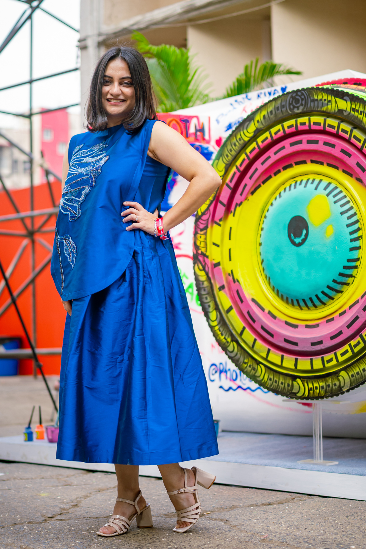 KOPAL KHANNA - AIRA STRUCTURED TOP WITH SKIRT CO-ORD