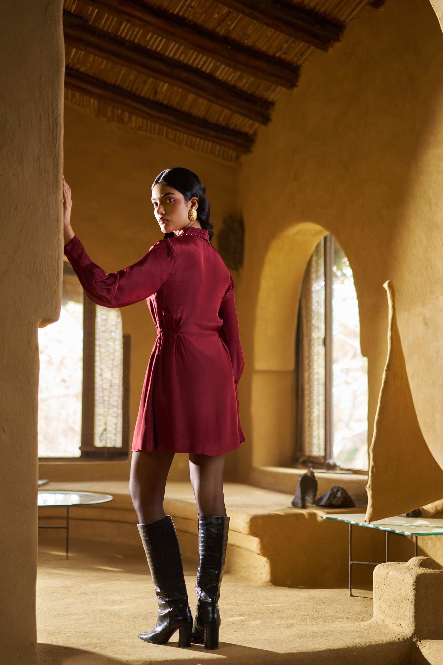 EESH DOUBLE COLLAR DRESS