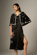 LEHR MIDI DRESS WITH CAPE
