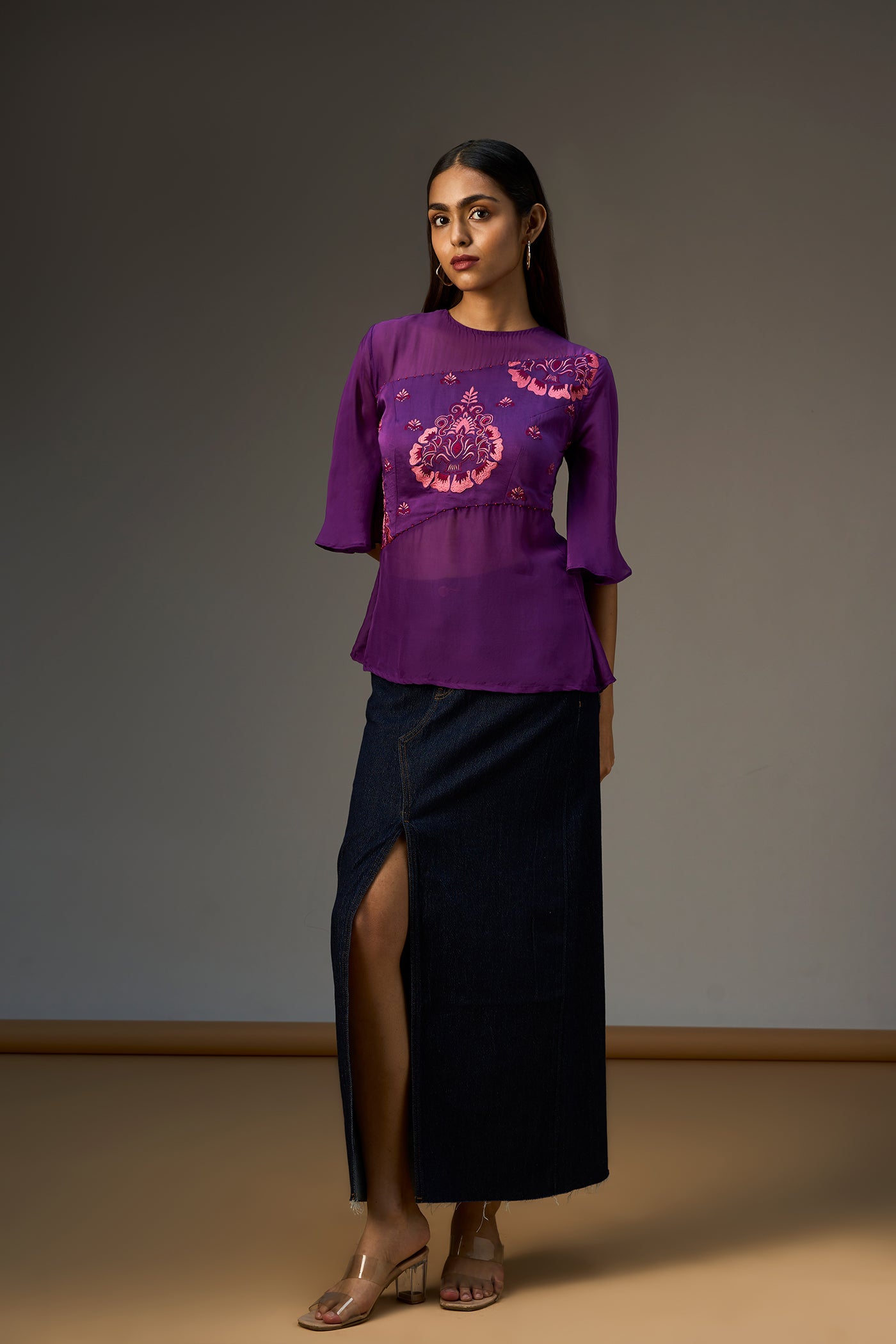 LEHR SHEER TOP