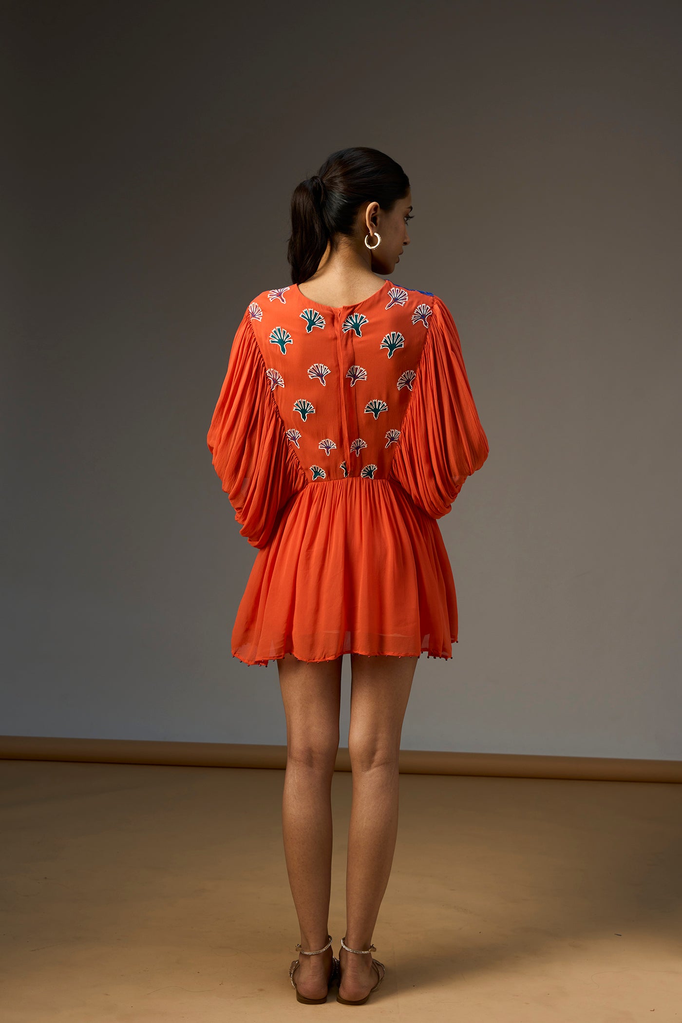 LEHR GATHERED DRESS