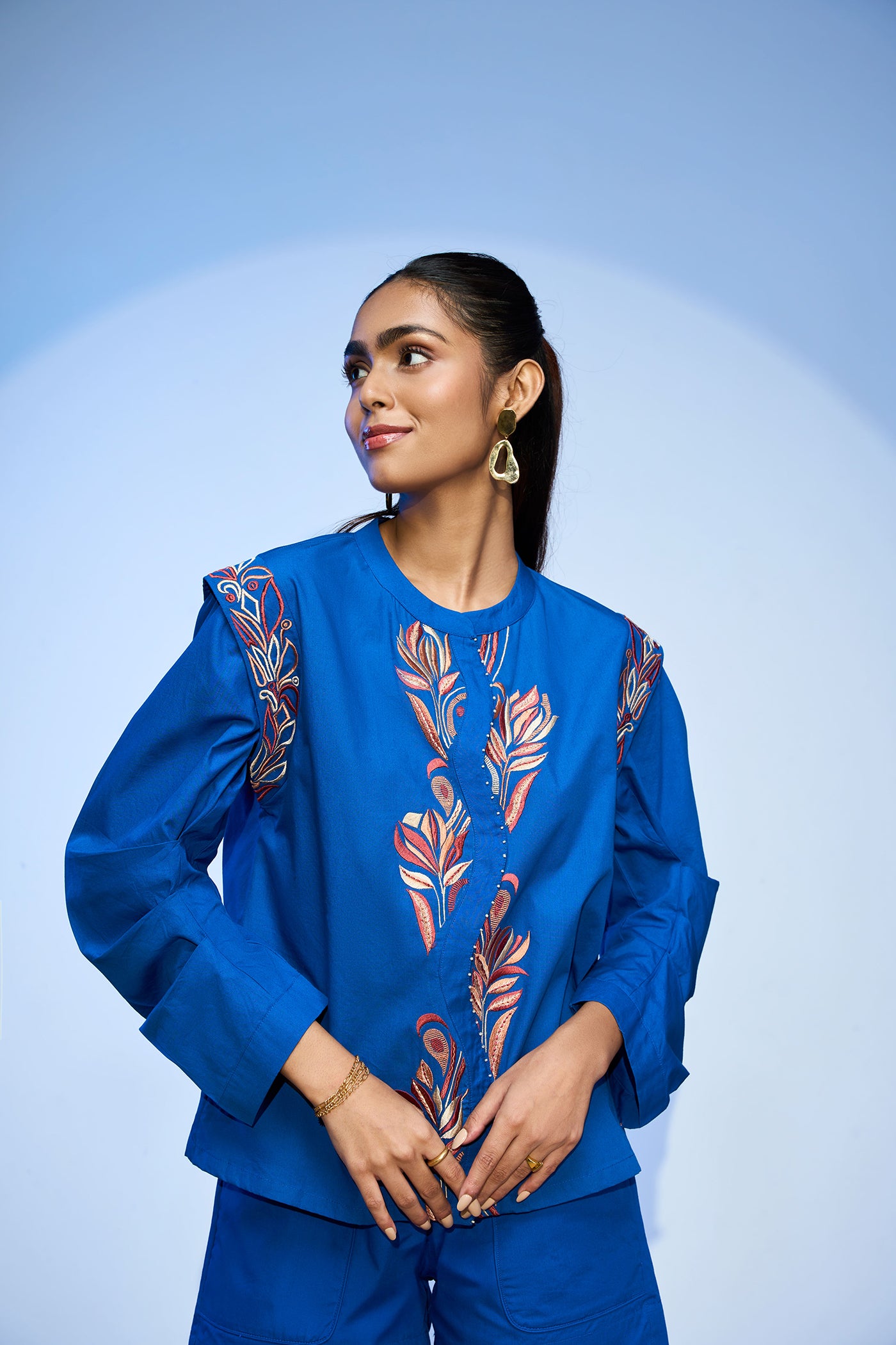 MEGHA CHOPRA - LEHR CURVY SHIRT
