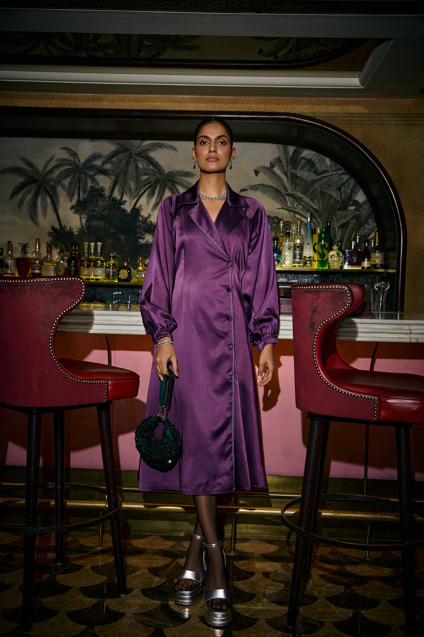 AIRA OVERLAPPED DRESS