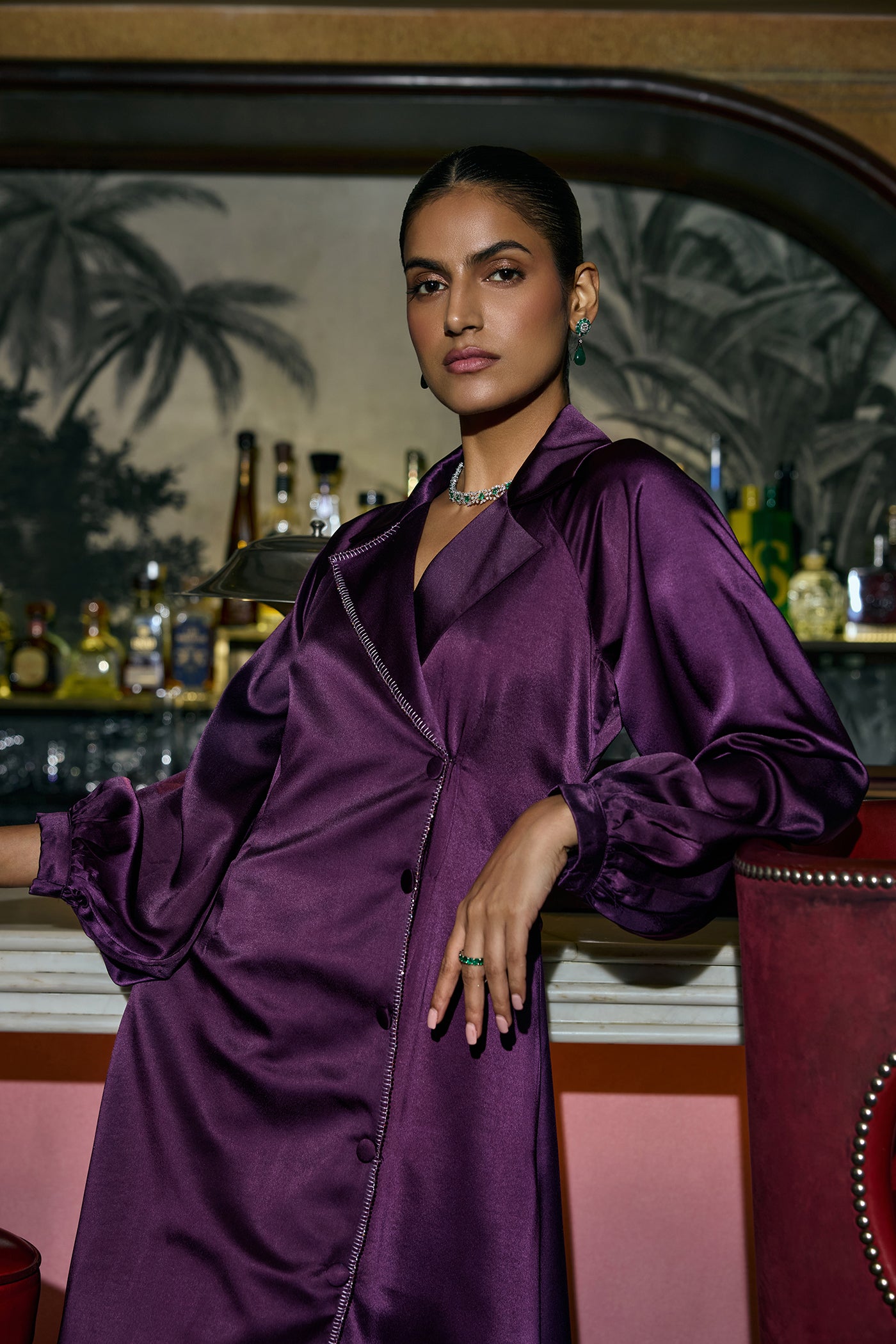 AIRA OVERLAPPED DRESS