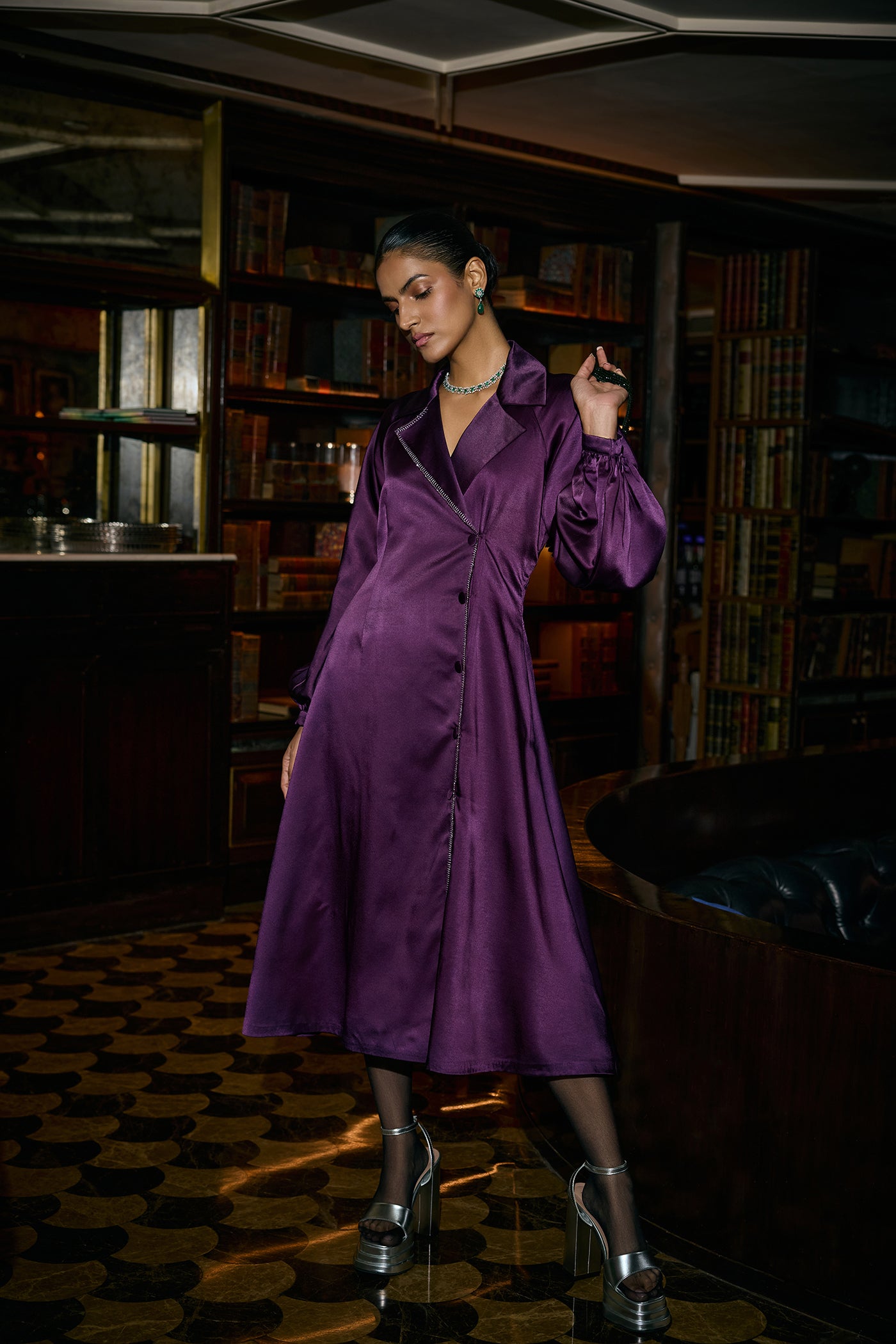 AIRA OVERLAPPED DRESS