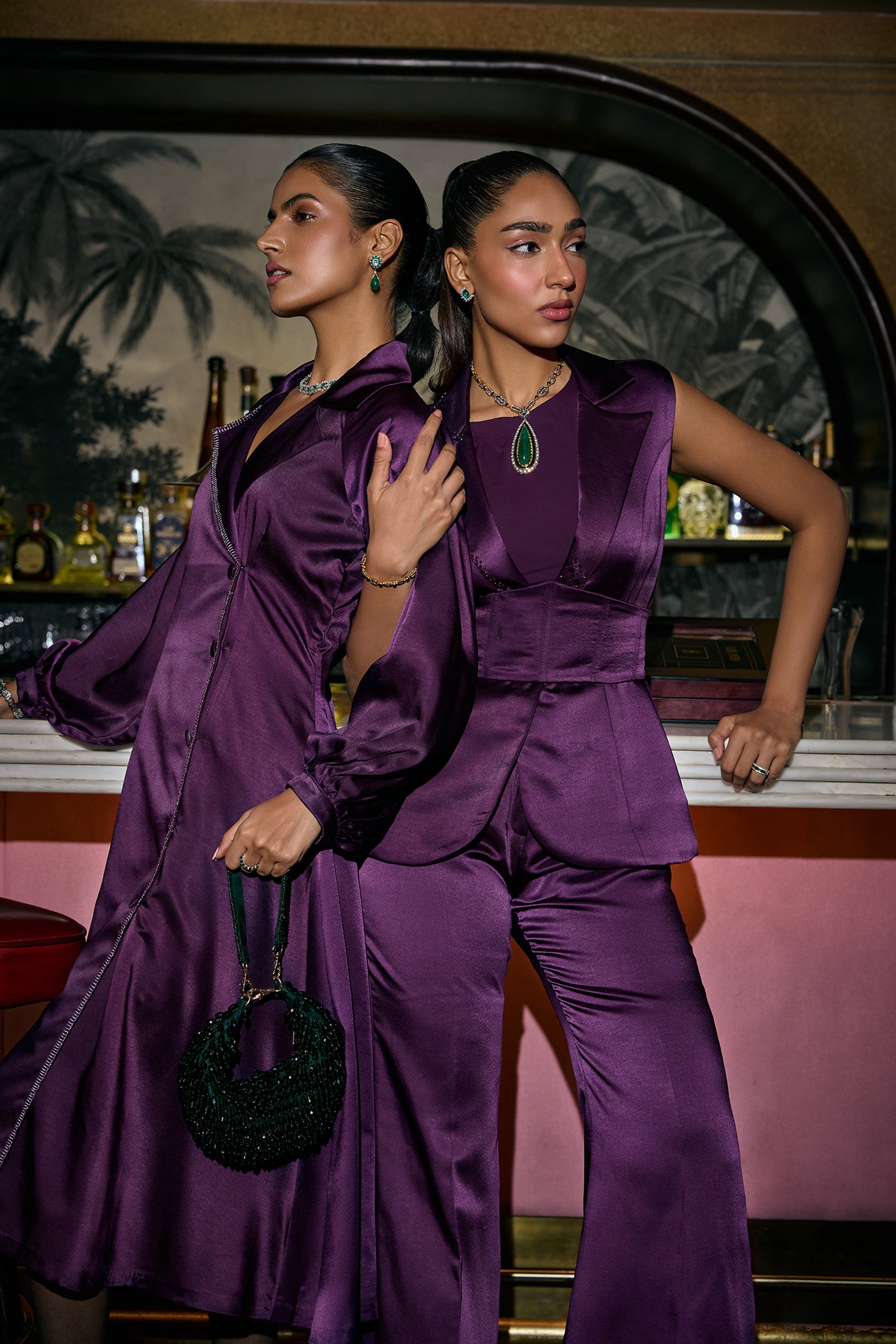 AIRA OVERLAPPED DRESS