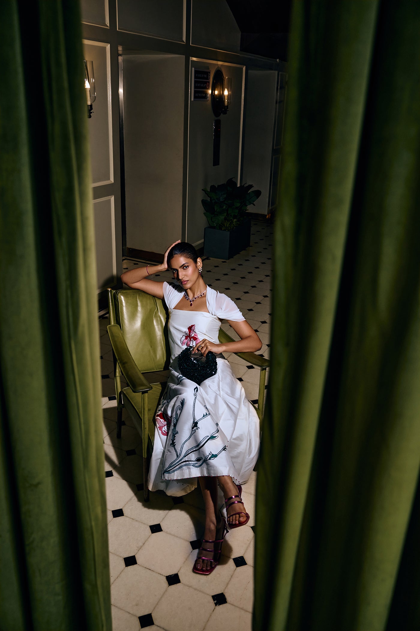 AIRA FIT AND FLARE DRESS