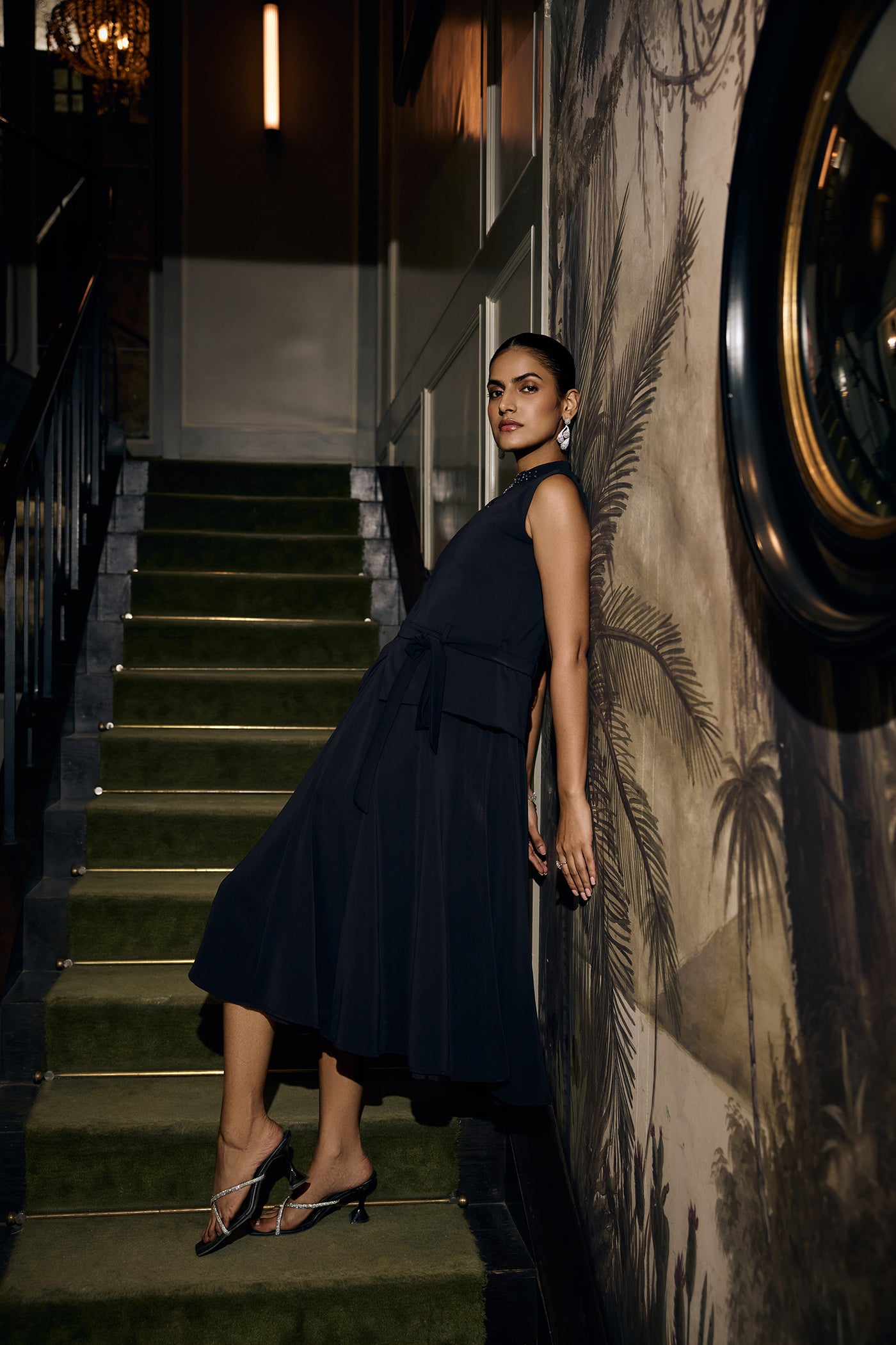 AIRA PEPLUM DRESS