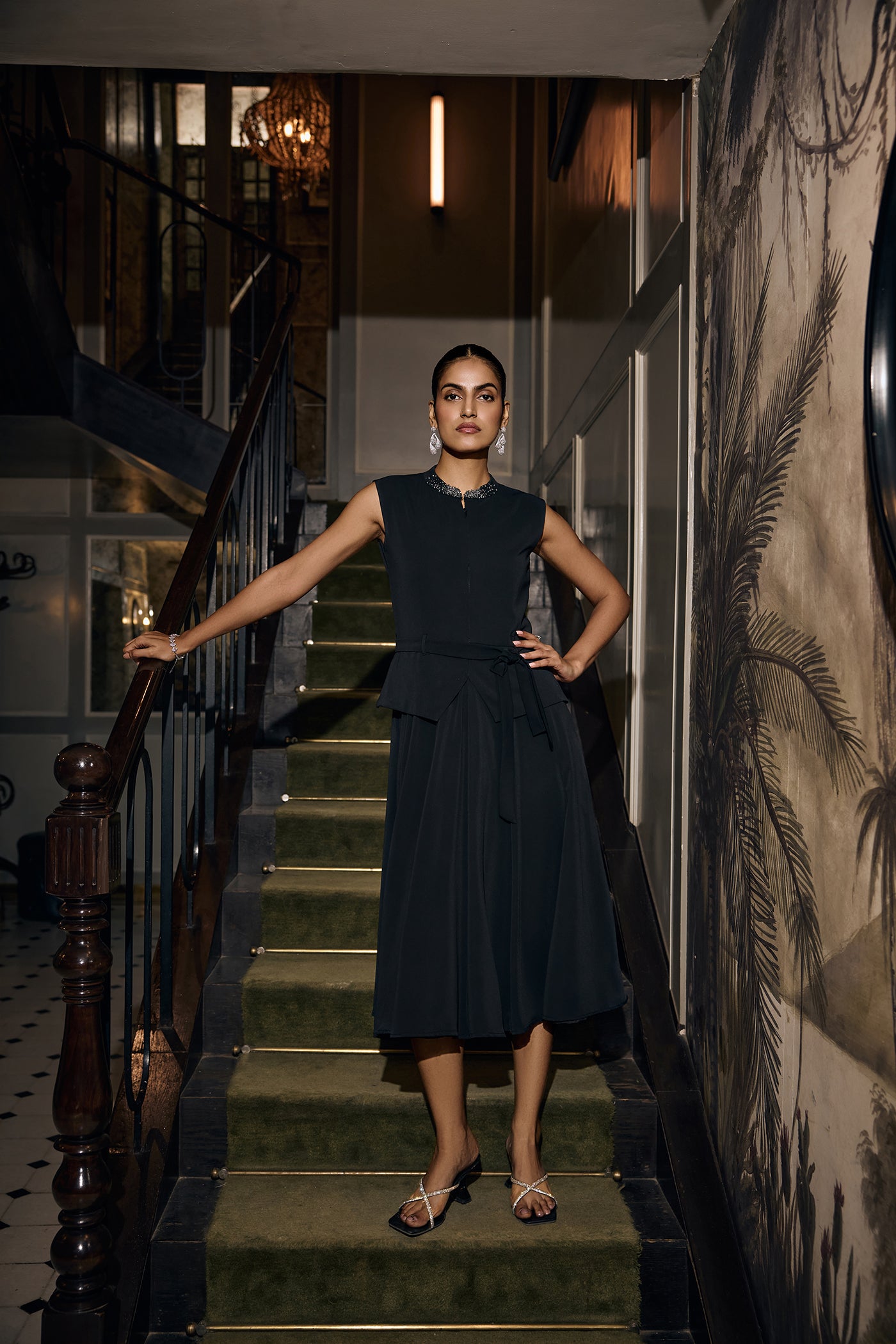 AIRA PEPLUM DRESS