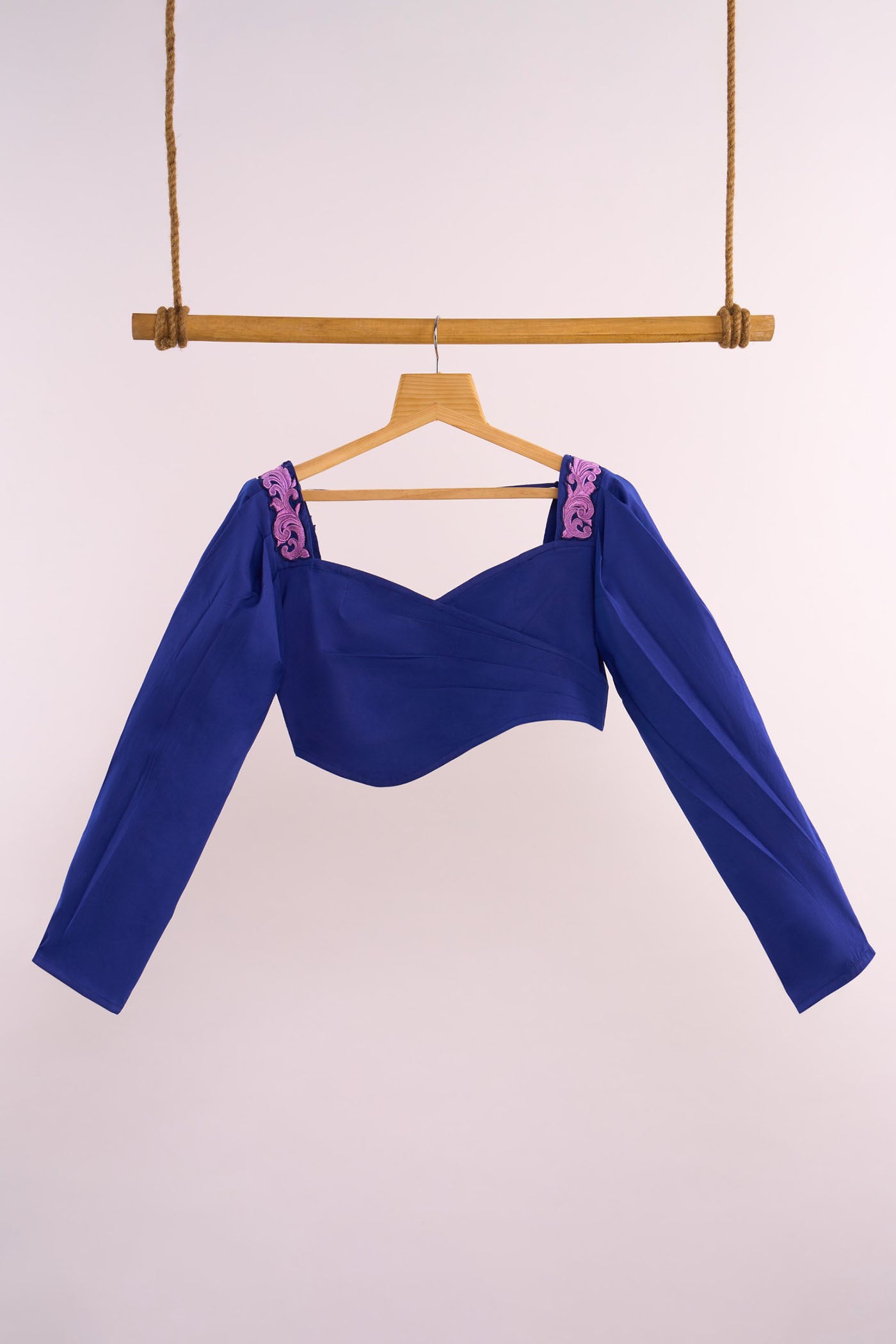 LEHR WRAP CROPPED TOP