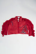 LEHR BOW TIE CROPPED SHIRT