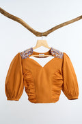 LEHR BOW TIE CROPPED TOP