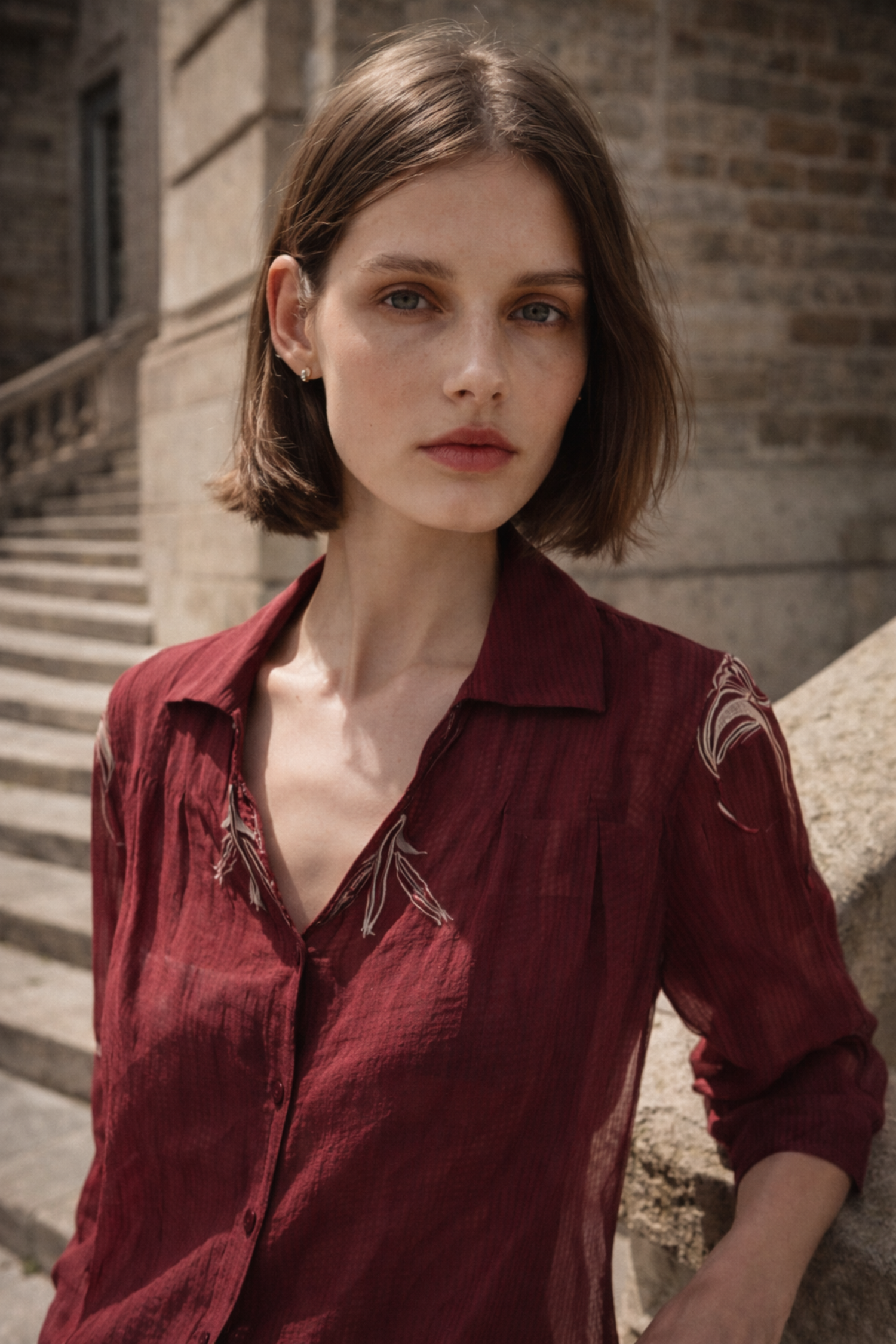 LEHR PLEATED SHIRT
