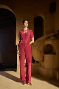 EESH RUFFLED NECK CO-ORD