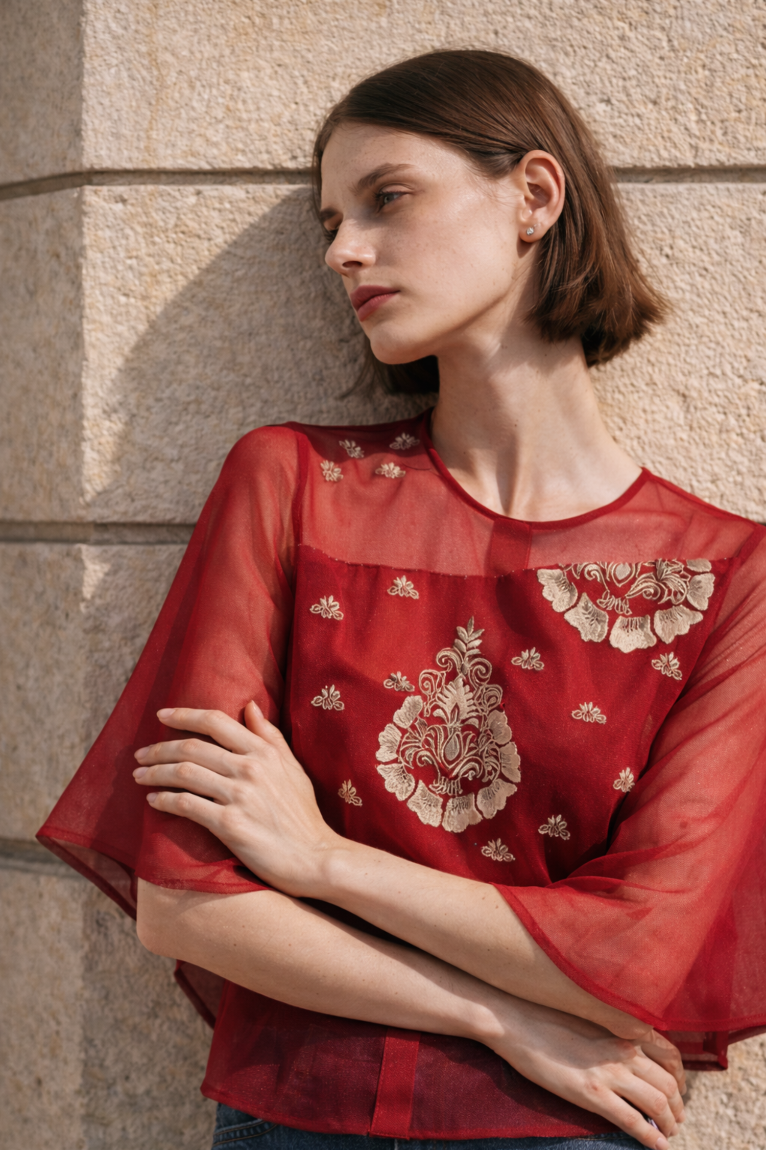 LEHR SHEER TOP