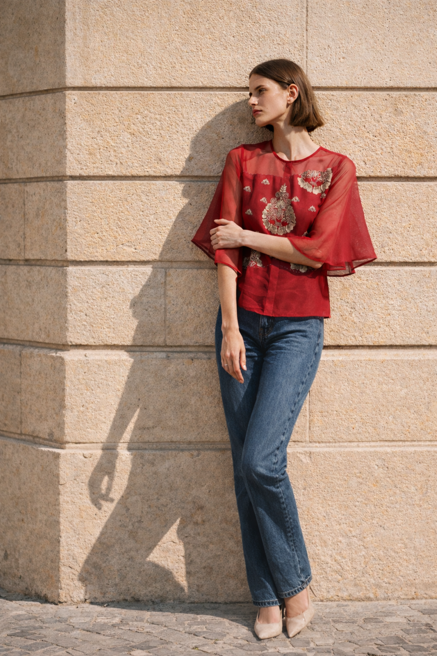 LEHR SHEER TOP